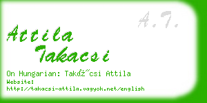 attila takacsi business card